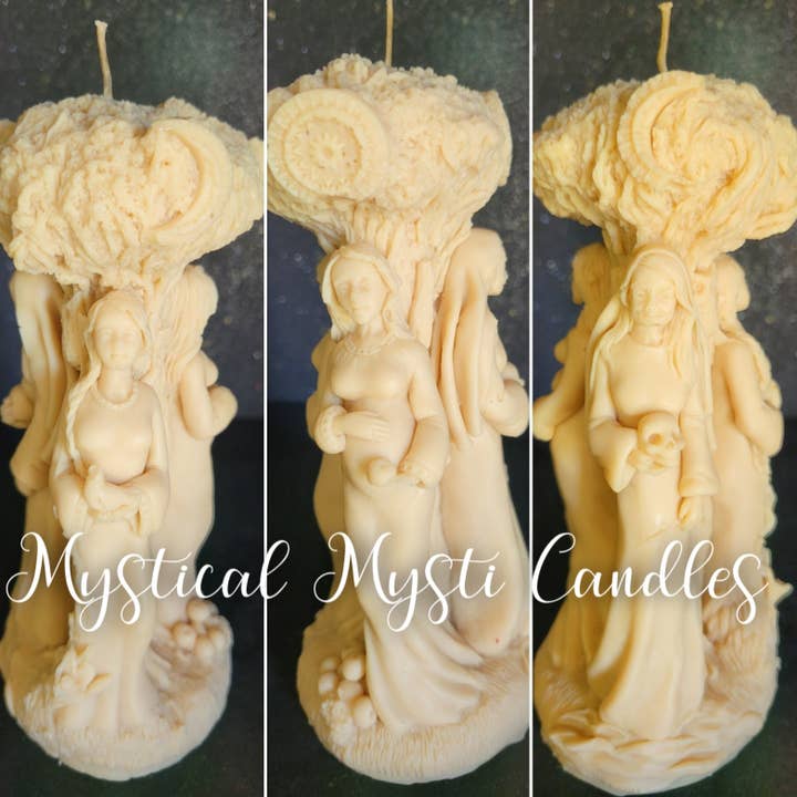 Mystical Mysti Candles - Wholesale Novelty Candle - Triple Goddess~ Maiden, Mother, Crone~ Wholesale