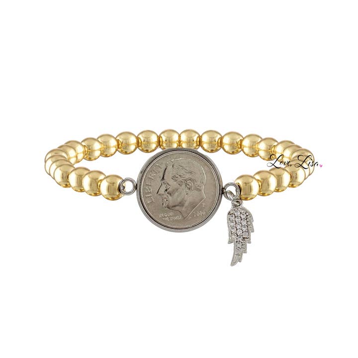 Wings & Wishes Dime Bracelet for wholesale by Love, Lisa