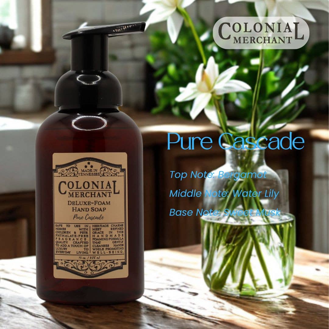 Colonial Merchant - Venta al por mayor Jabones de manos - Jabón de manos en espuma De~Luxe Colonial Merchant de 12 oz.3