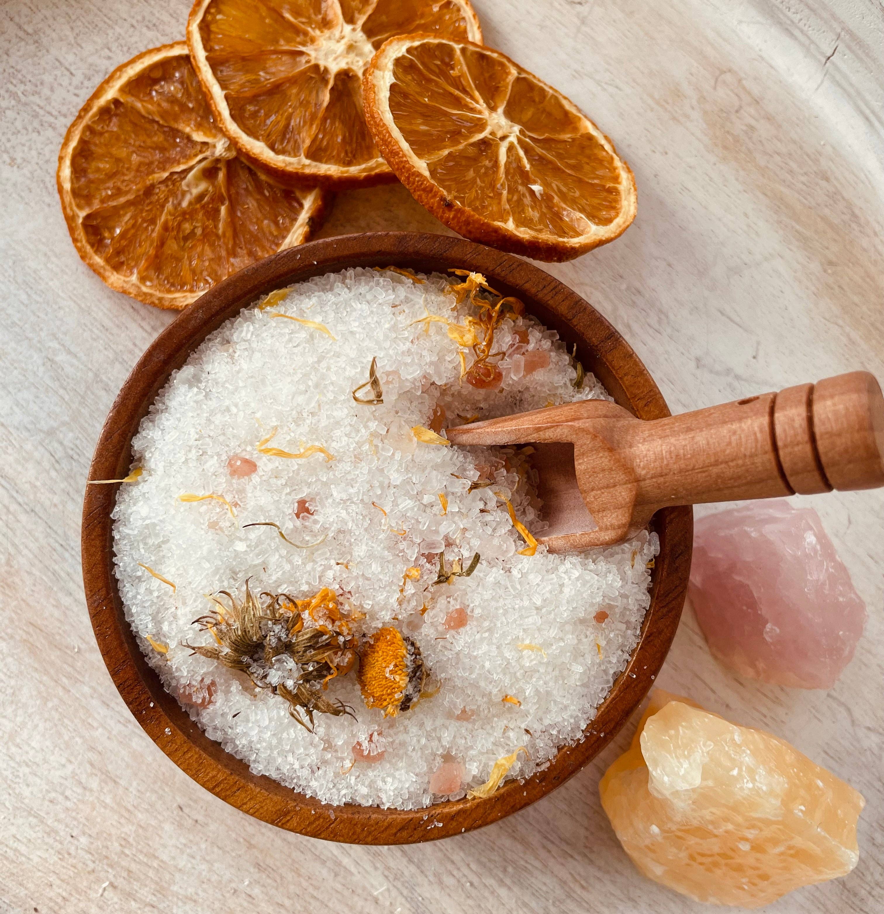 Sage & Stone Apothecary - Wholesale Bath Salts - Orange Mimosa Herbal Bath Salt Tube1
