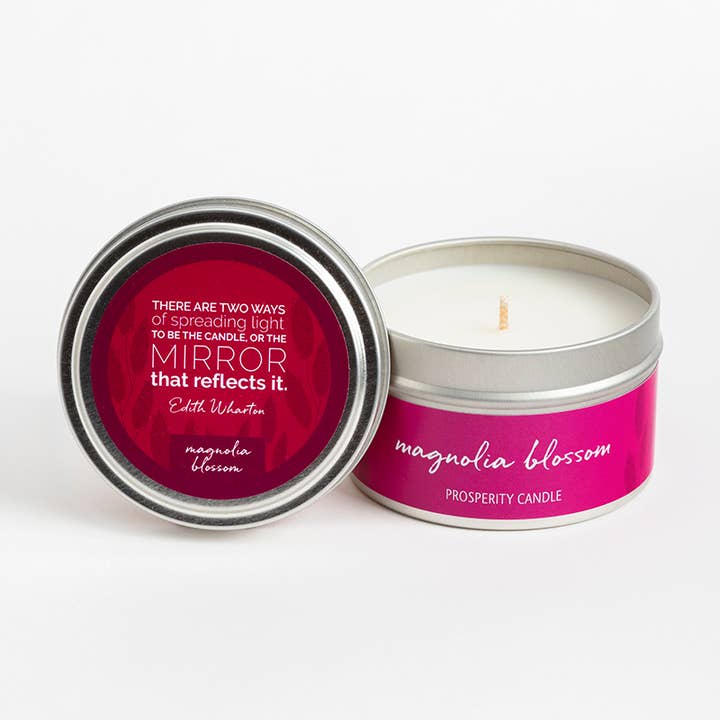 Prosperity Candle - Wholesale Travel Candles - Year of Inspiration 4oz Quote Candle Collection - Handmade11