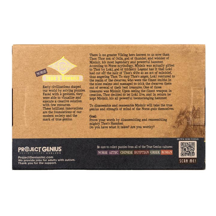 Bobangles - Wholesale Brain game – Child - Project Genius - Thor's Hammer4