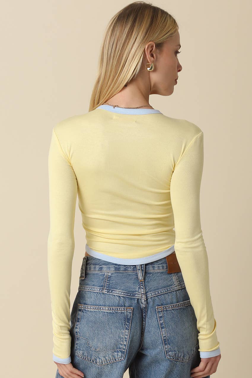 Olivaceous - Vente Haut en maille – femme - Top Kendall13