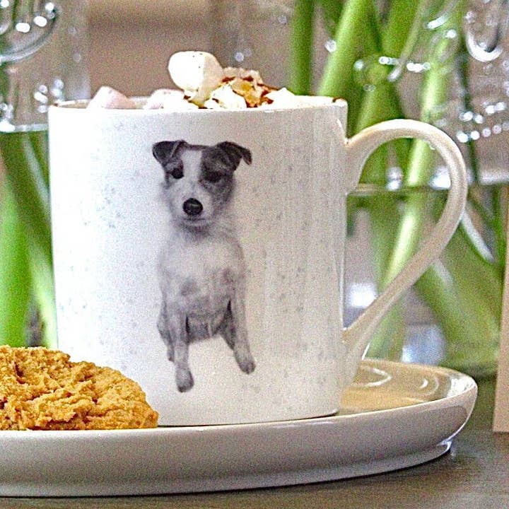 Tinx Terrier Dog Fine Bone China Mug for wholesale by Share A Little Frankie