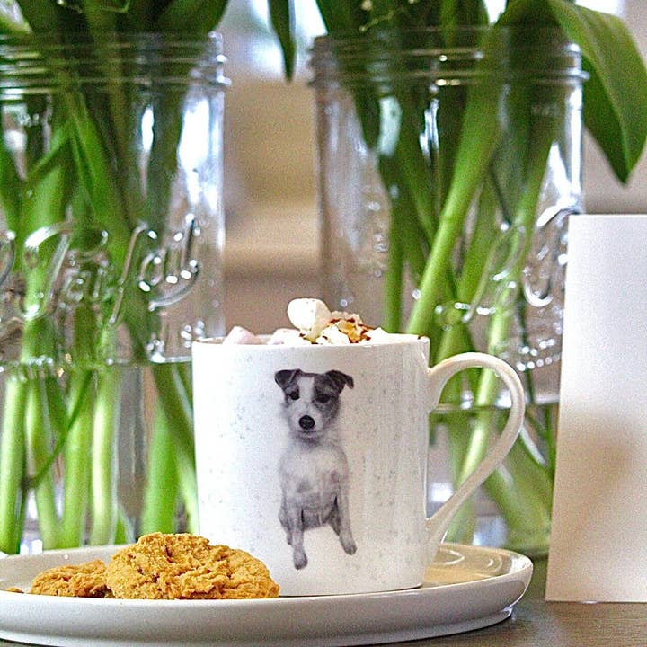 Tinx Terrier Dog Fine Bone China Mug for wholesale by Share A Little Frankie