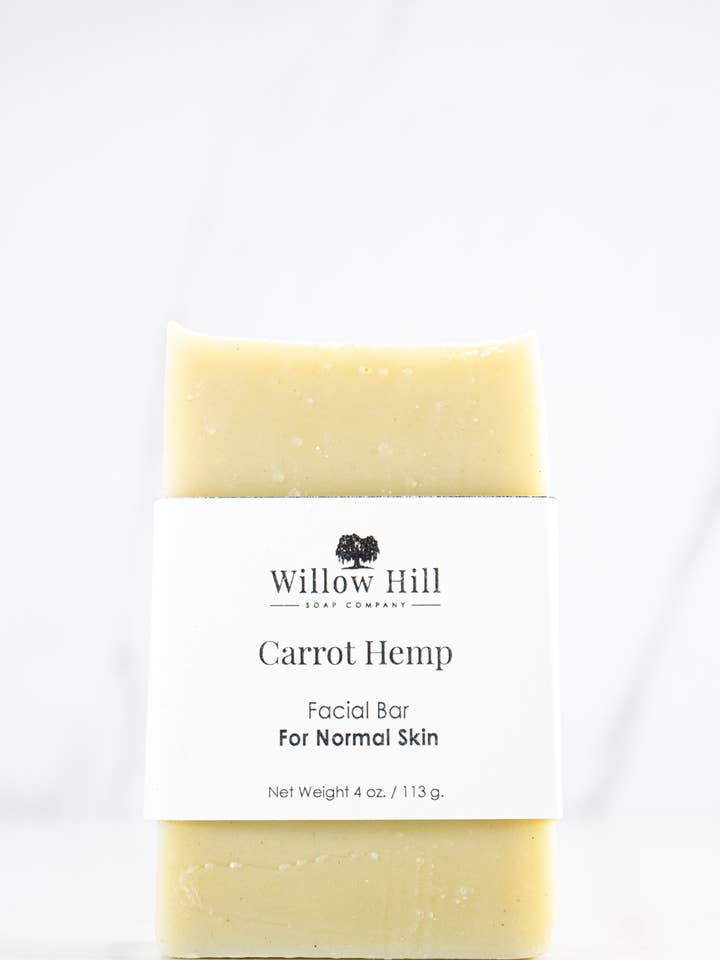 Morot- och Hampatvål för Ansiktet för wholesale av Willow Hill Soap Company