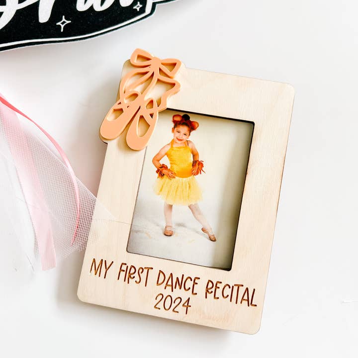 Goldie Letter Company - Wholesale Picture Frame - Kids & Baby - Ballet Shoe Photo Magnet