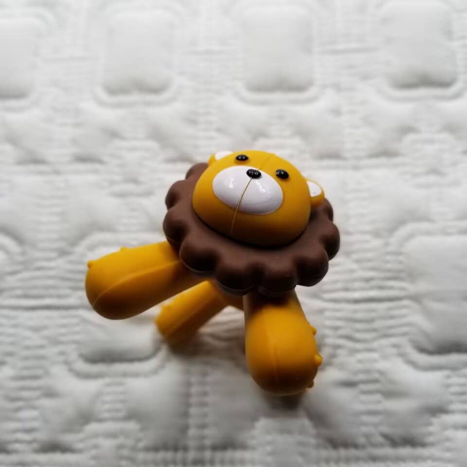 D & C TOYS - Wholesale Teether (Not Clip-On) - Baby - Silicone Lion Baby Molar Teether Toy2
