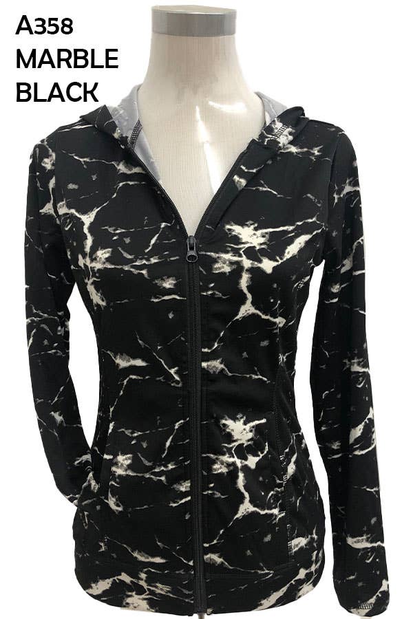 SSImport - Wholesale Athletic Jacket - Women's - A358 SPORTS HOODIE JACKET MIXED SIZES 12PCS/SET16