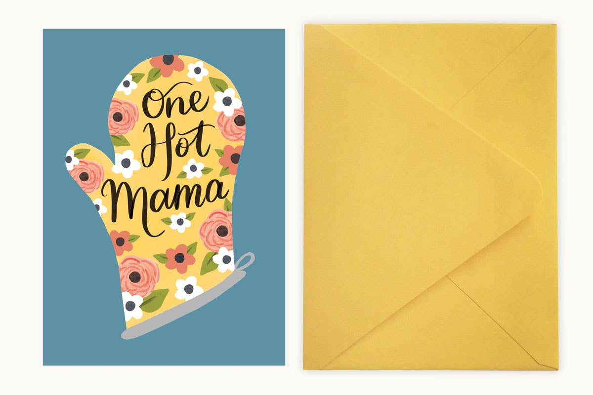 LoveLight Paper - Wholesale Mother's Day Card - One Hot Mama - Card1