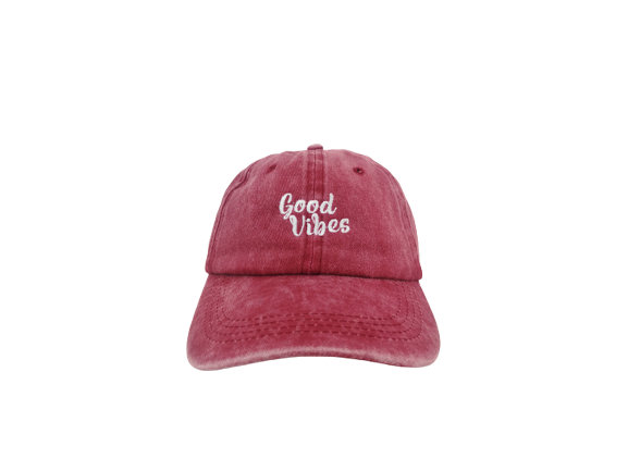 PEGADA SOCKS - Wholesale Baseball Cap - Unisex - GOOD VIBES CAP12