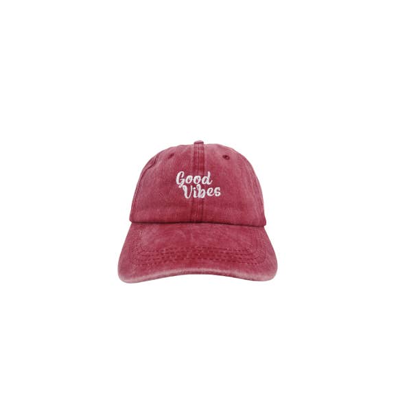 PEGADA SOCKS - Wholesale Baseball Cap - Unisex - GOOD VIBES CAP12