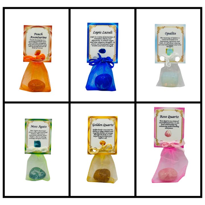 VPS Stones Inc. - Wholesale Retailer Display - Beauty & Wellness - Pocket Crystals with Free Display