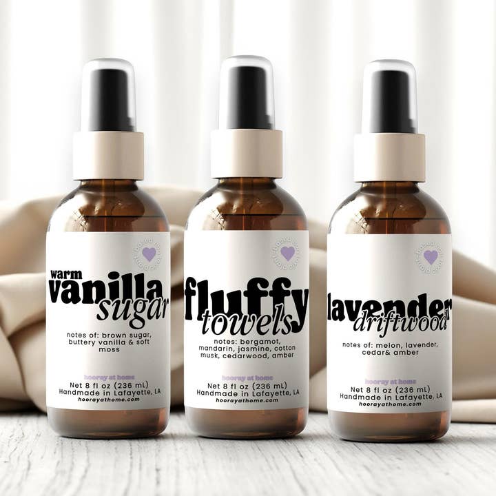 Geruchsneutralisierendes Raum- und Wäschespray, ungiftig 8 fl oz für den Großhandel von Hooray At Home