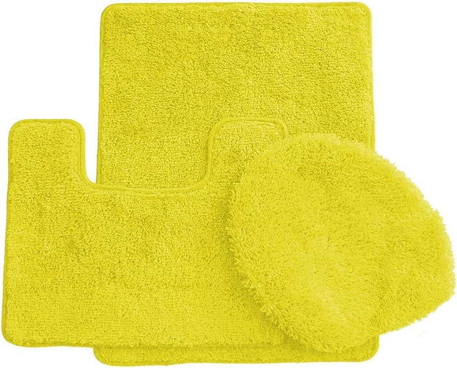 Ben & Jonah - Vente Ensembles de tapis de bain - Ensemble de 3 tapis de bain Simple Elegance by Ben & Jonah : 1 tapis de bain, 1 tapis de contour et 1 housse de siège de toilette22