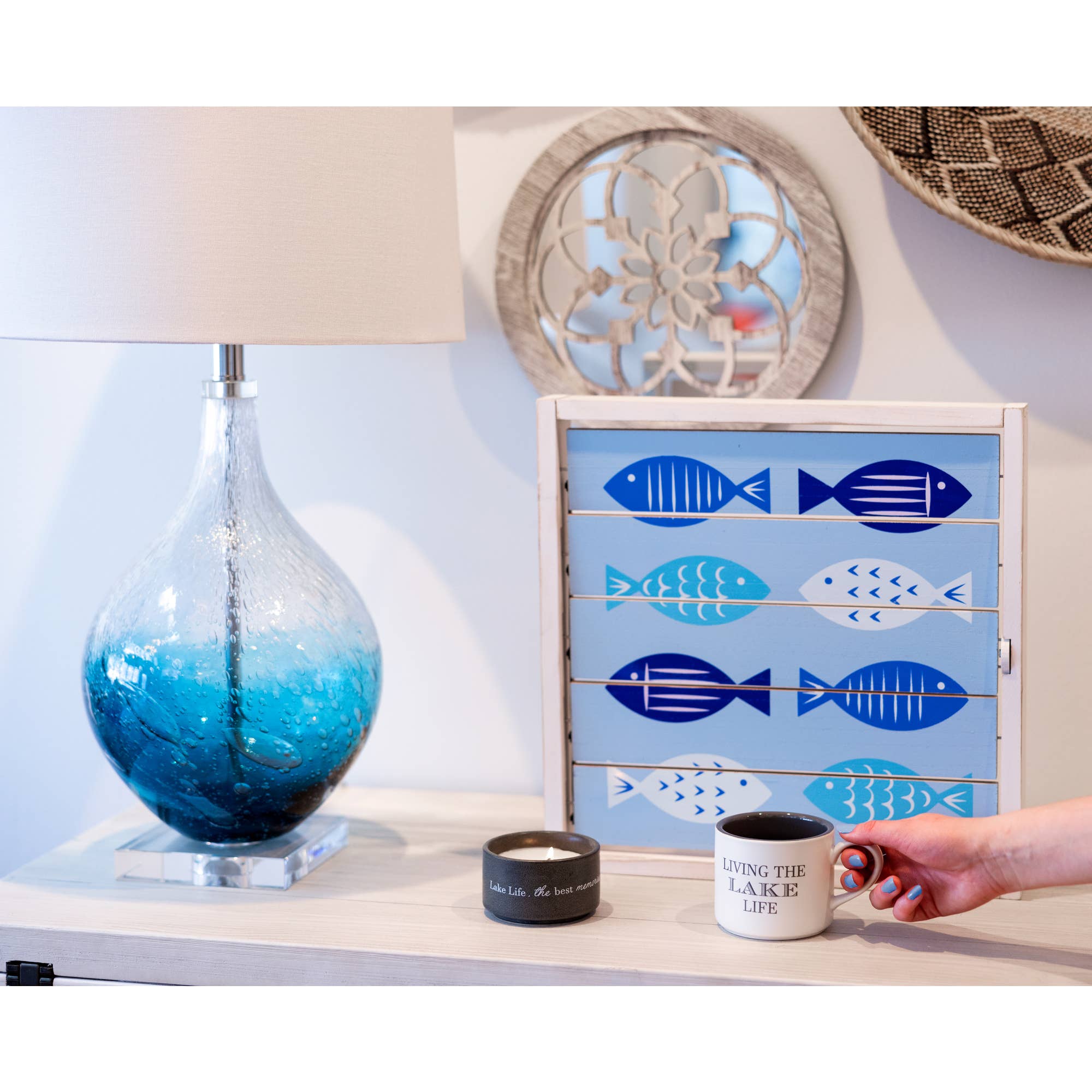 Pavilion – wholesale Jar/filled candle – Lake - Stacking Mug and Candle Set4