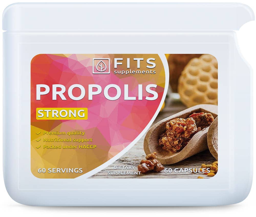 FITS - Wholesale Oral Supplement/Vitamin - Propolis Strong 1750mg 60 capsules0