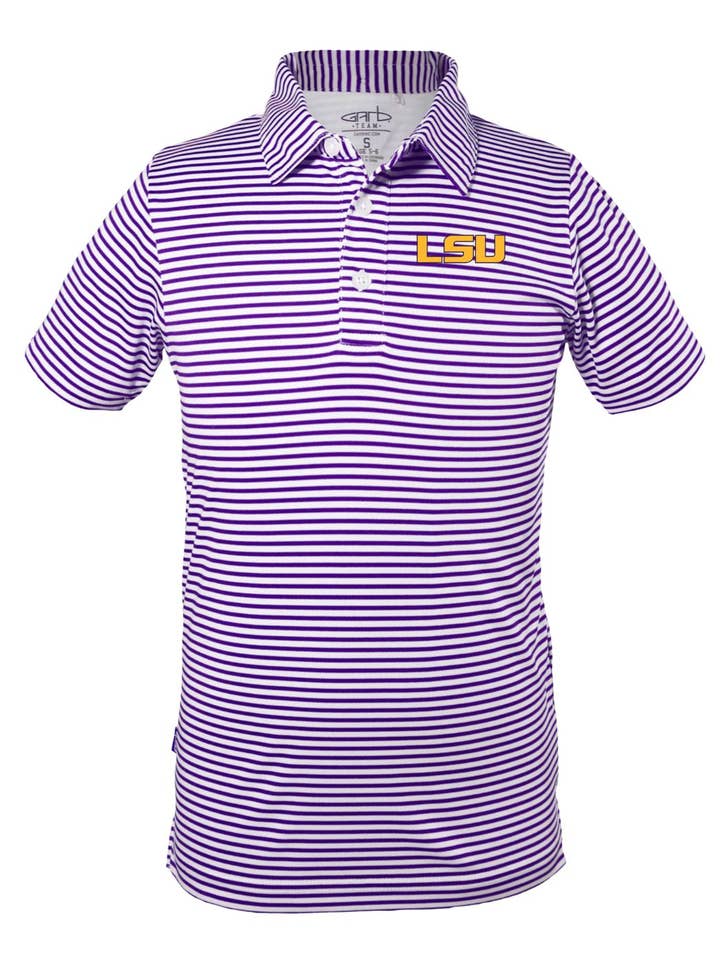 LSU Tigers Youth Boys' Polo for wholesale by Garb, Inc.