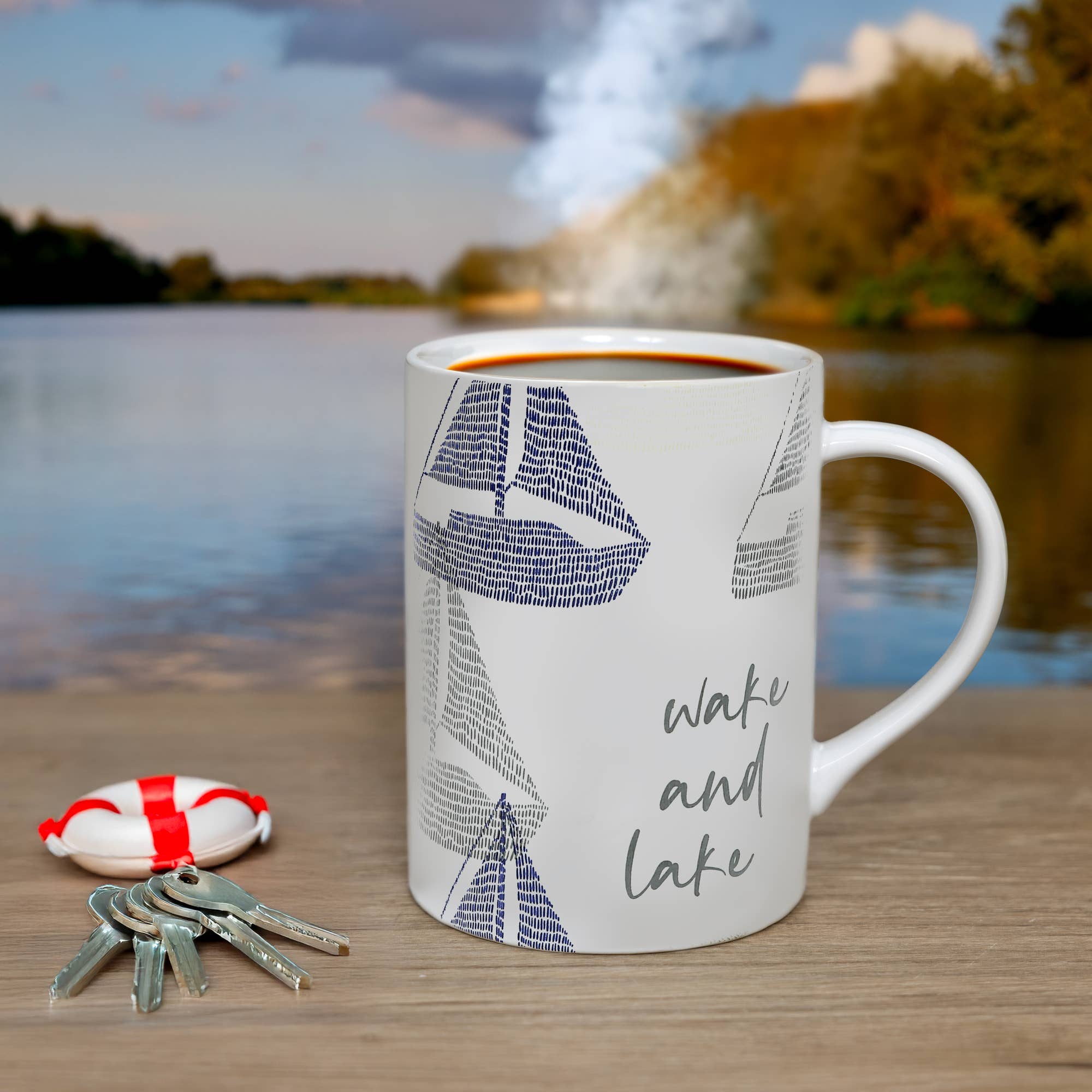 Pavilion - Wholesale Coffee Mug - Wake and Lake - 18 oz Mug1