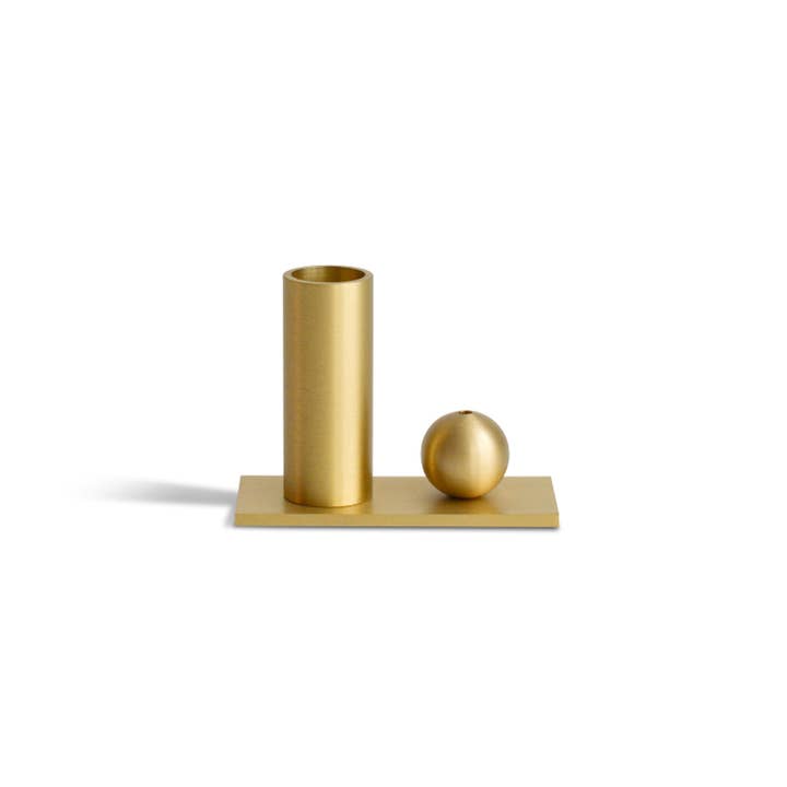 Cedar and Myrrh - Wholesale Incense Holder - Cylinder & Sphere Brass Incense Holder