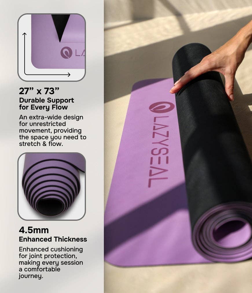 Performance Pro Extra Grip Yoga Mat 4.5mm | Violet for wholesale on Faire5