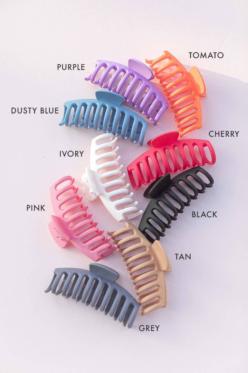 Space 46 Wholesale - Wholesale Hair Clip - Women's - Matte Classic Hair Clip Hair Claw1