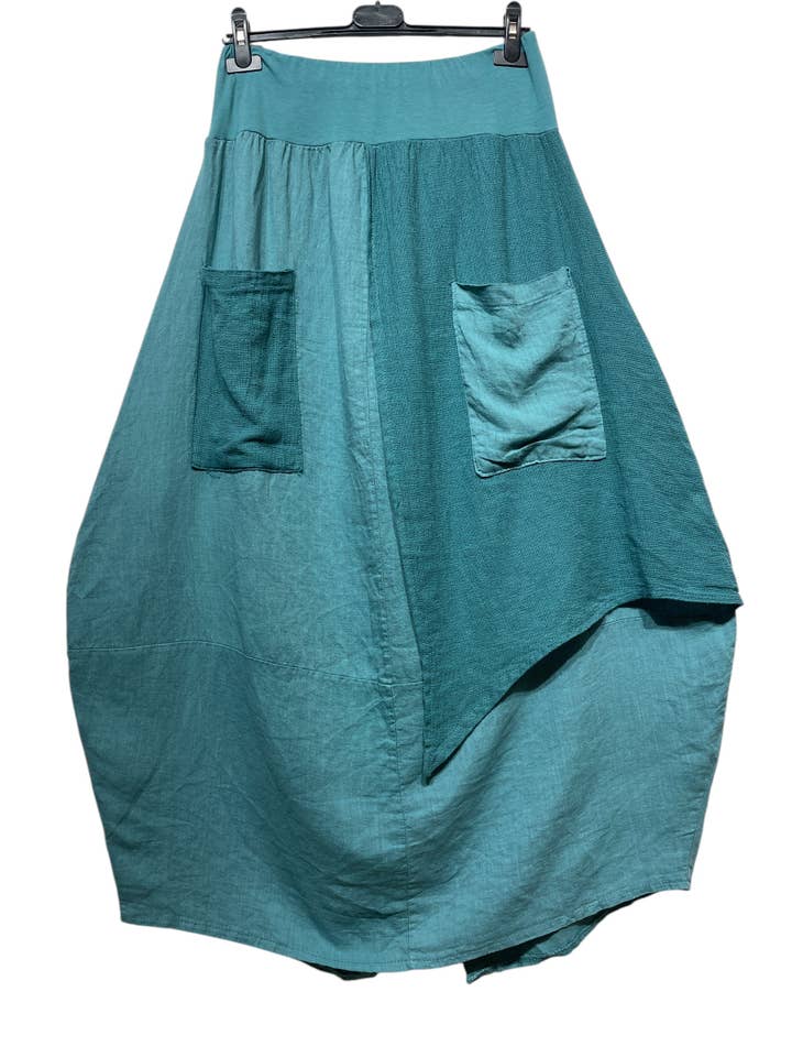 LINEN & COTTON HOUSE - Wholesale Pants - Women's - 5402 LINEN JUMPSUIT WITH POCKETS