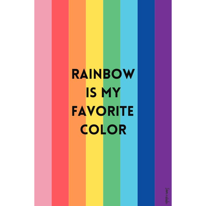 Rainbow is mijn favoriete vinylsticker in kleur - duurzaam en bestand tegen vervaging, krassen, scheuren en vocht. voor wholesale door Sam & Nala | intentional style for pets & their people