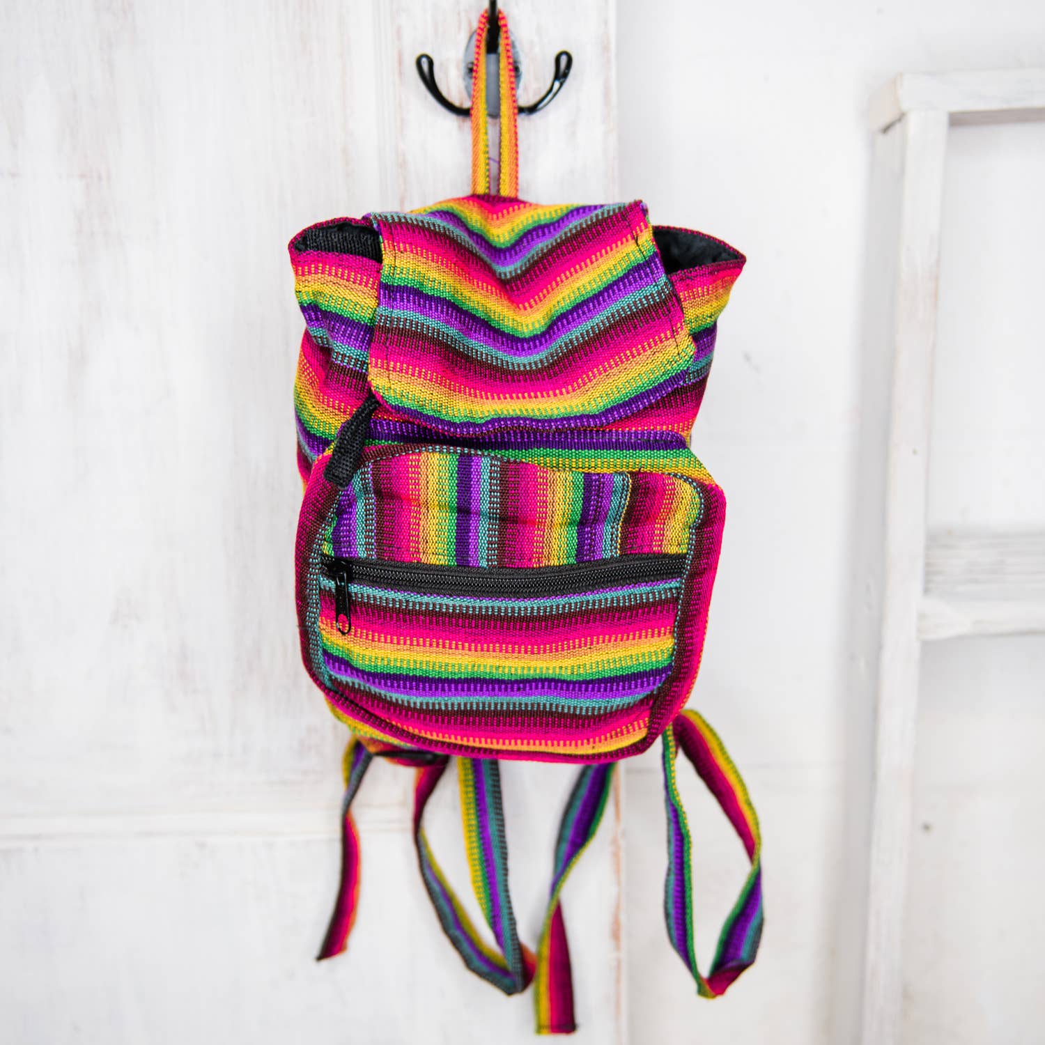 Lucia's Imports - Vendita all'ingrosso Zaino - Donna - Zainetto Ikat Mini (Fine Serie)4