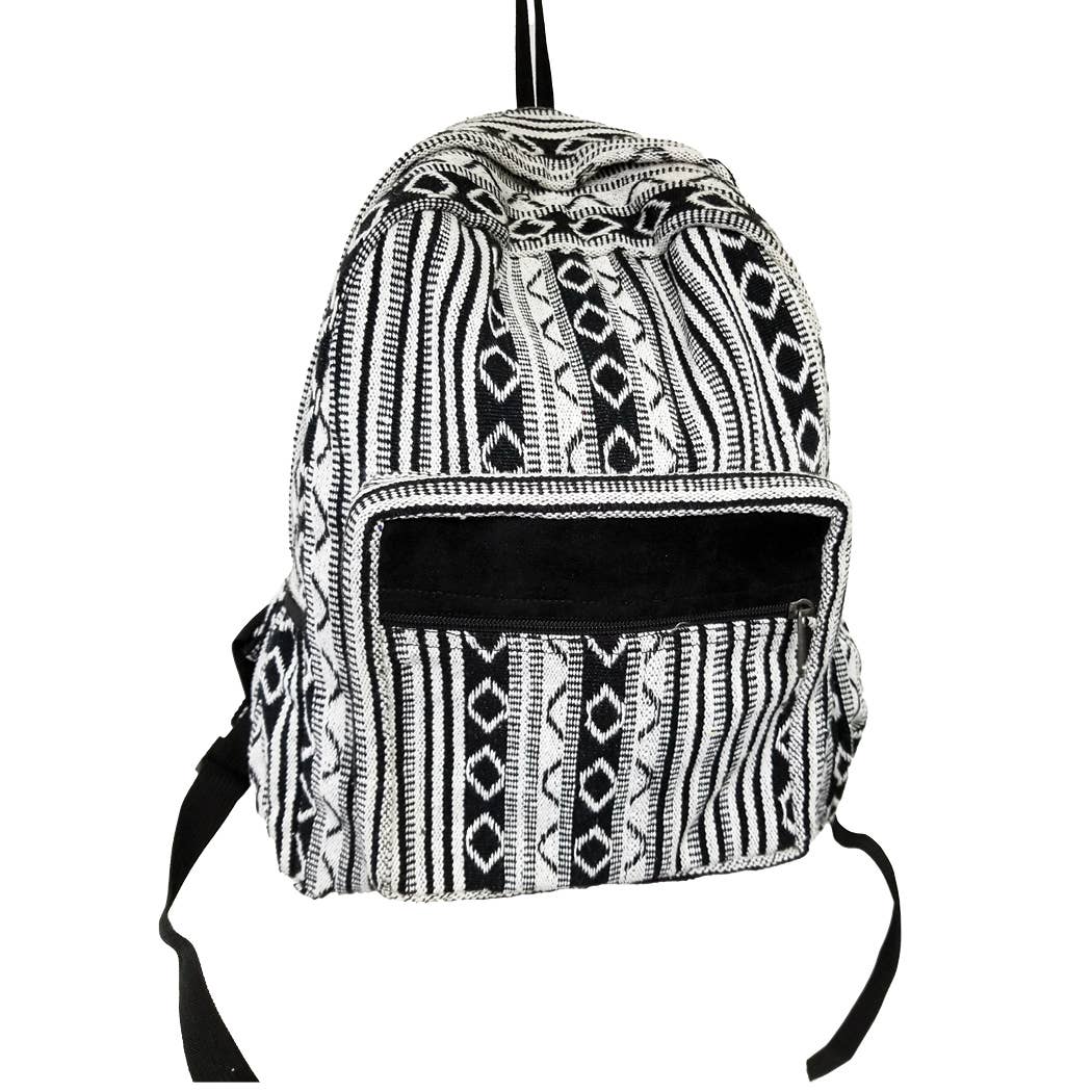 Yak & Yeti - Wholesale Backpack - Unisex - SALE Gheri Backpack Multi-Color Striped Design3