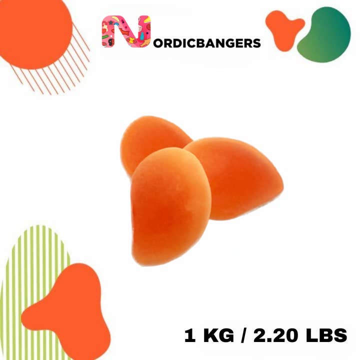 Nordicbangers - Swedish Candy Supply - Wholesale Gummy - DAMEL HOT MANGO 1kg/2.2lbs