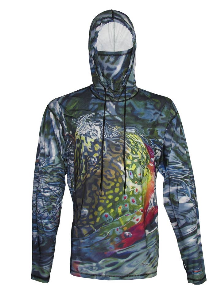 Brook Body Graphic Fishing Hoodie for wholesale by Cognito Brands, Inc.