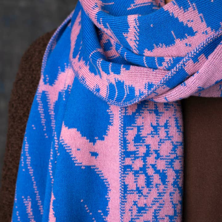 Wolvis - Wholesale Scarf - Women's - Aurata cobalt • maxi4