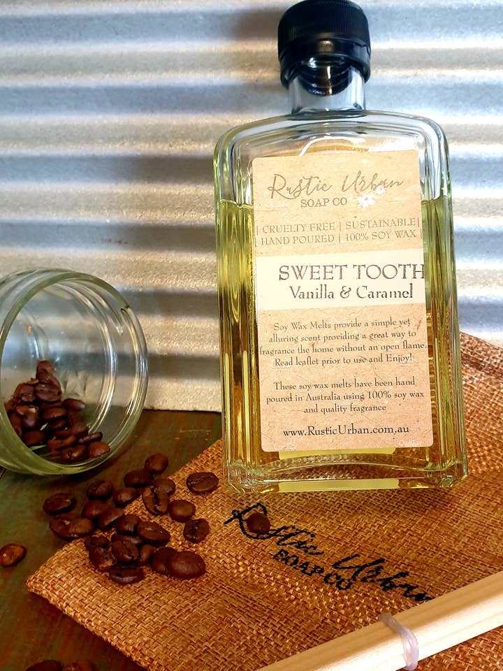 Sweet Tooth Reed Diffuser for wholesale by Rustic Urban Soap Co