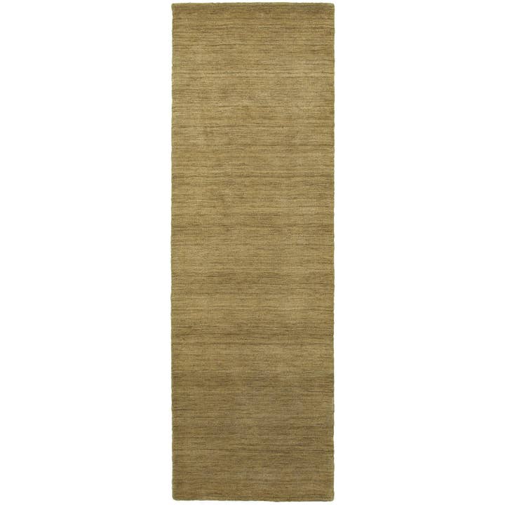 HomeRoots - Wholesale Area Rug - 8' Gold Wool Hand Tufted Runner Rug4