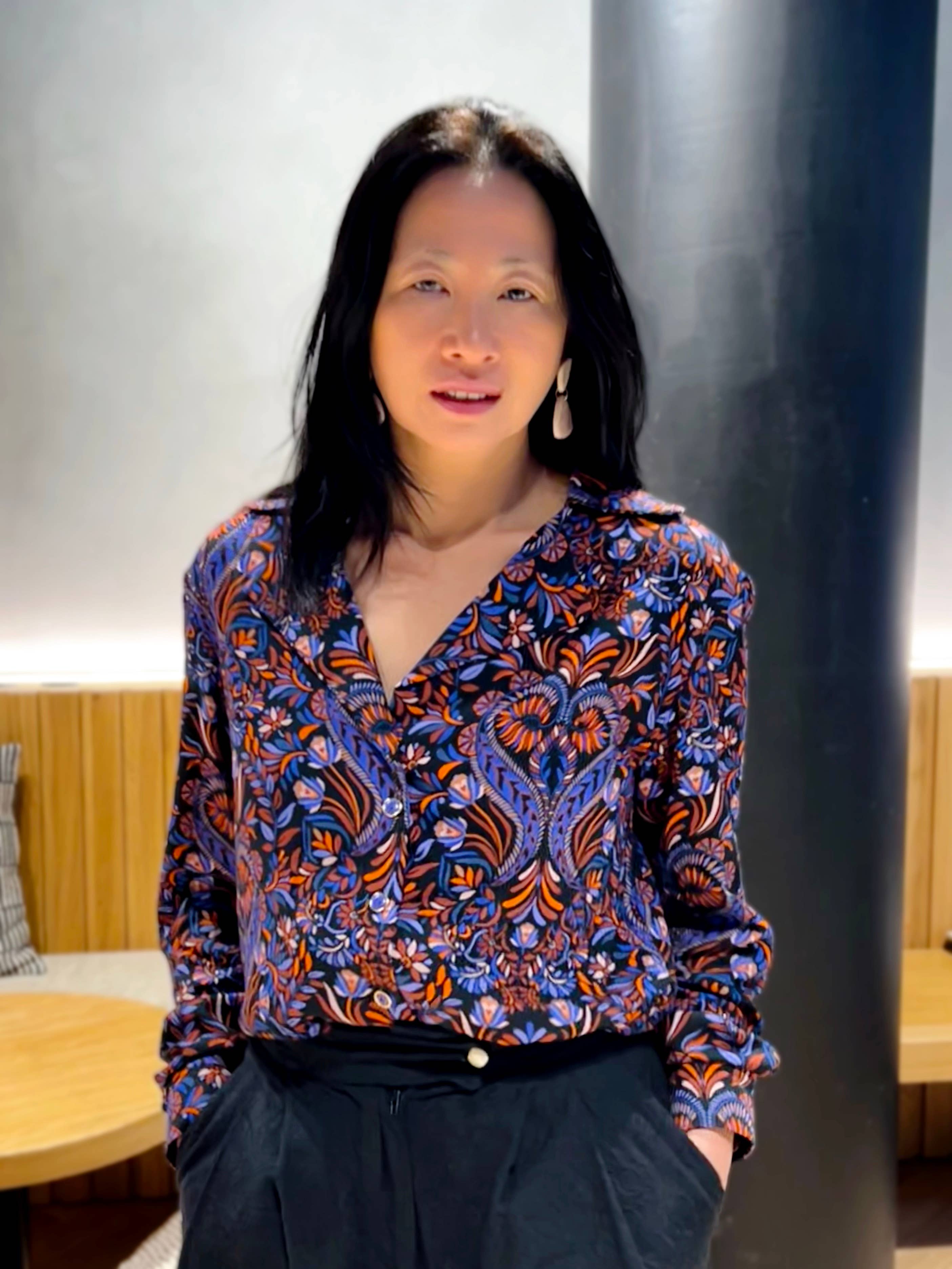 MY DRESS MADE - Wholesale Blouse - Women's - Olivia viscose crepe fabric - Printed in France7