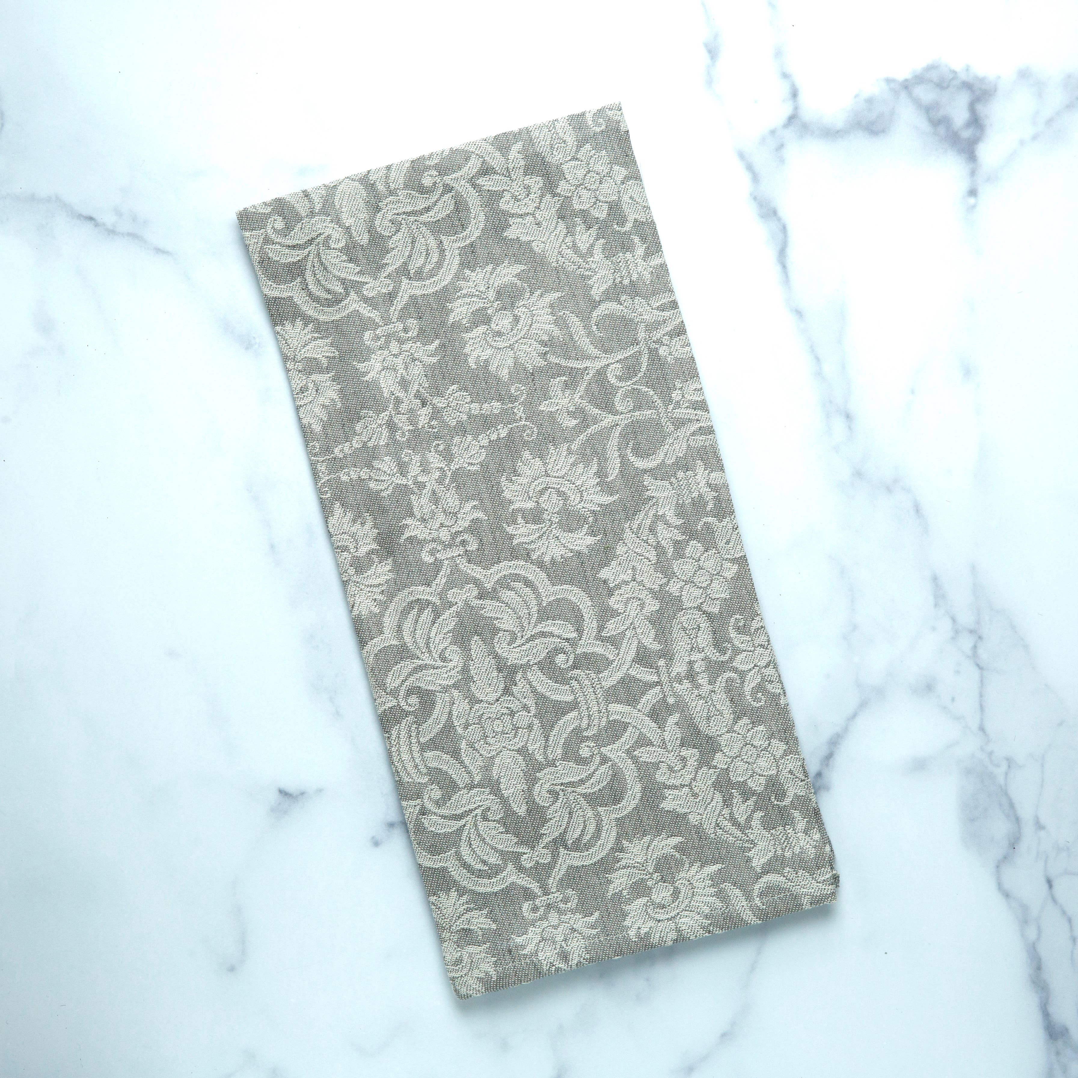 Arte Italica & Crown Linen Designs – Großhandel Geschirrtücher – Imperial Jacquard Handtuch aus italienischem Leinen2