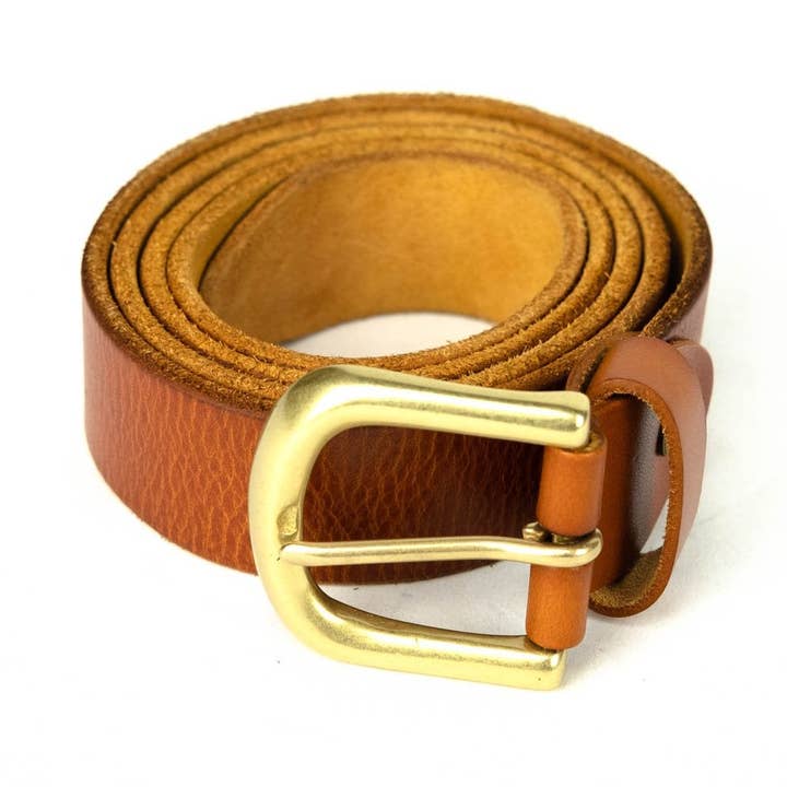 Cinturón de Latón de 35mm para venta al por mayor de Designs By THOR Leather Goods