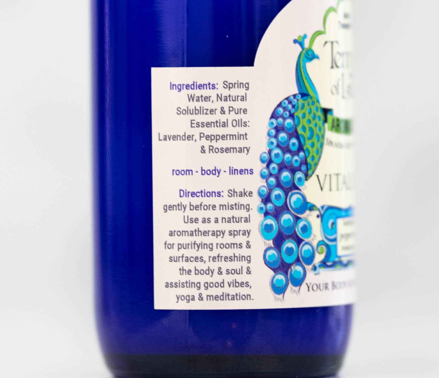 Temple of Life Oils & Perfumes - Wholesale Aromatherapy Mist - Aroma Mist | Vitalidad | Clearing + Energizing Spray1