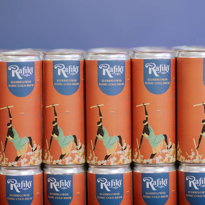 Rafiki Coffee – wholesale Iced Coffee/Cold Brew – Sparkling Elderflower Cold Brew (330ml) 4