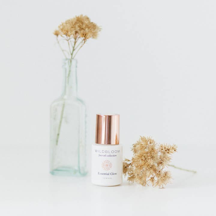 Essential Glow Face Oil for wholesale by WildBloom Skincare