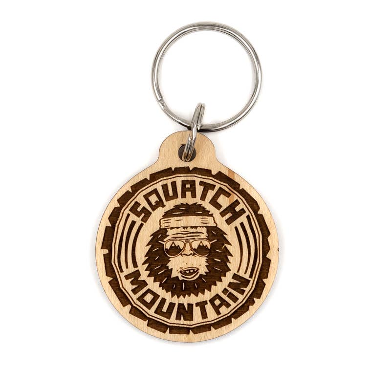 Steamer Lane Design - Wholesale Keychain - Unisex - Custom Wood Keychains7