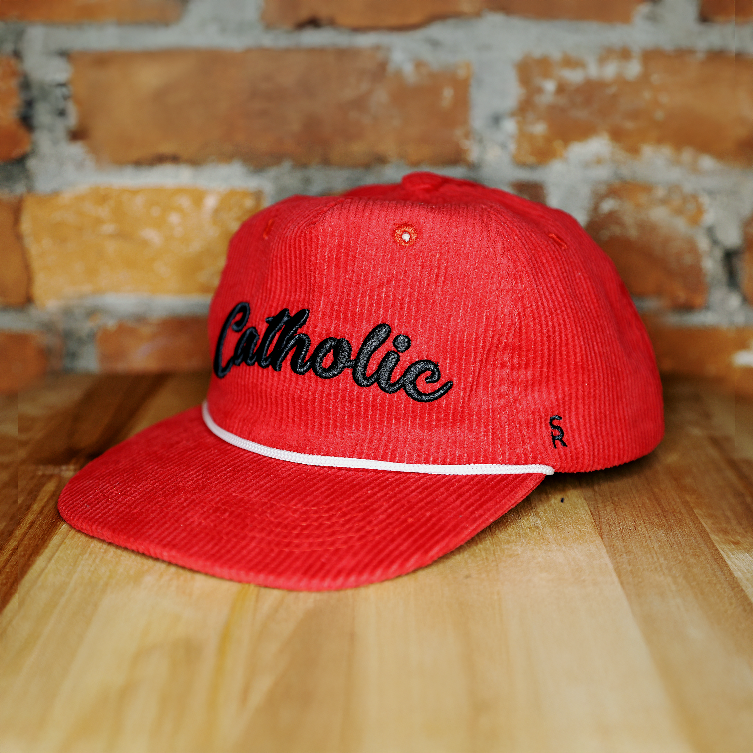 Sock Religious - Wholesale Honkbalpet - Uniseks - Katholieke Retro Corduroy Hoed4