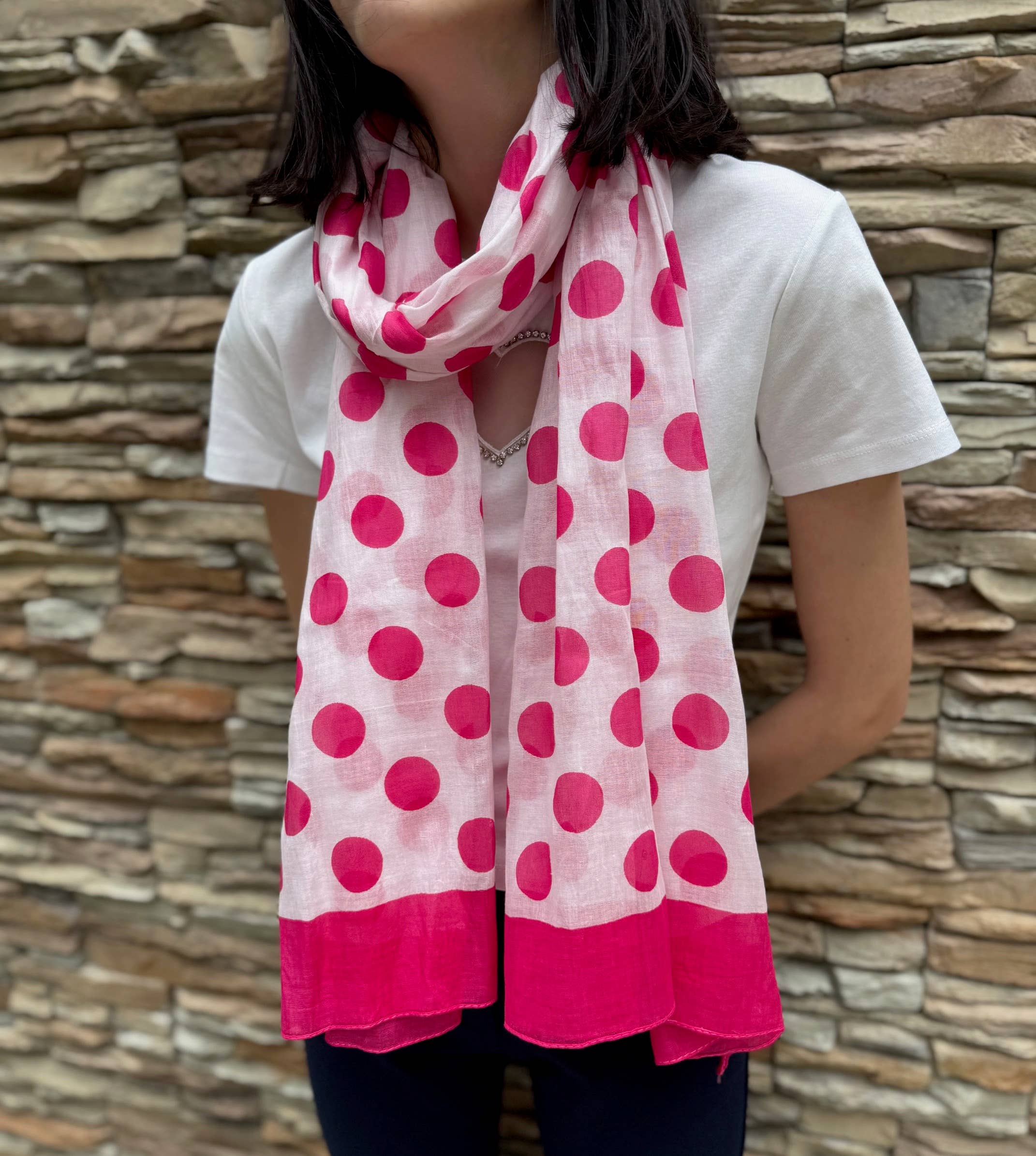 Maison Unik Accessoires - Wholesale Scarf - Unisex - Scarf, cheche, wrap, pareo 100% Indian cotton - women