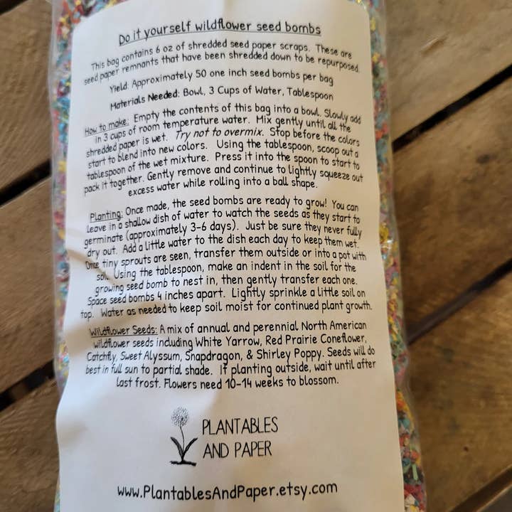 Plantables and Paper - Wholesale Plant Seeds - Do It Yourself Wildflower Seed Bombs