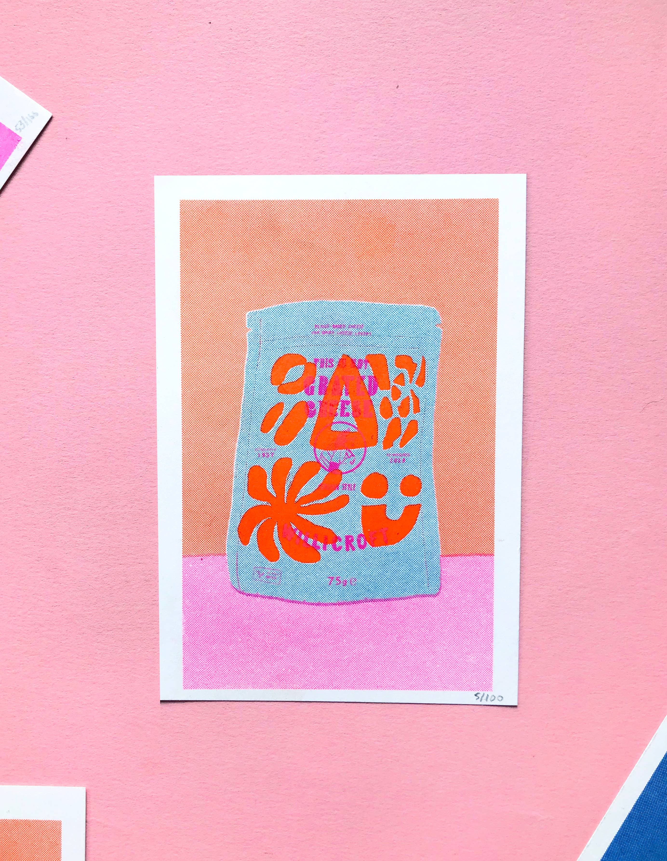 Katinka Feijs - Wholesale Art Print - Mini Limited Edition Riso Print 12 x 8 cm (4,7 x3,15 inch)1