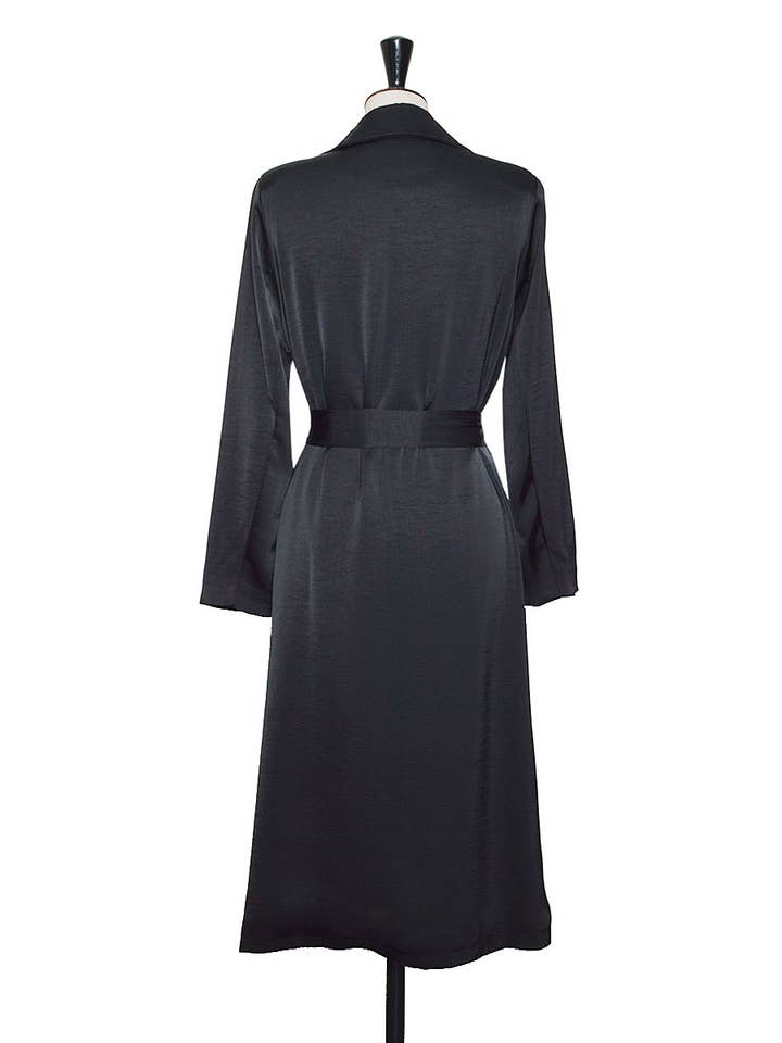 ELLI WHITE - Venta al por mayor Gabardina - Mujer - Gabardina suave de satén con cinturón6