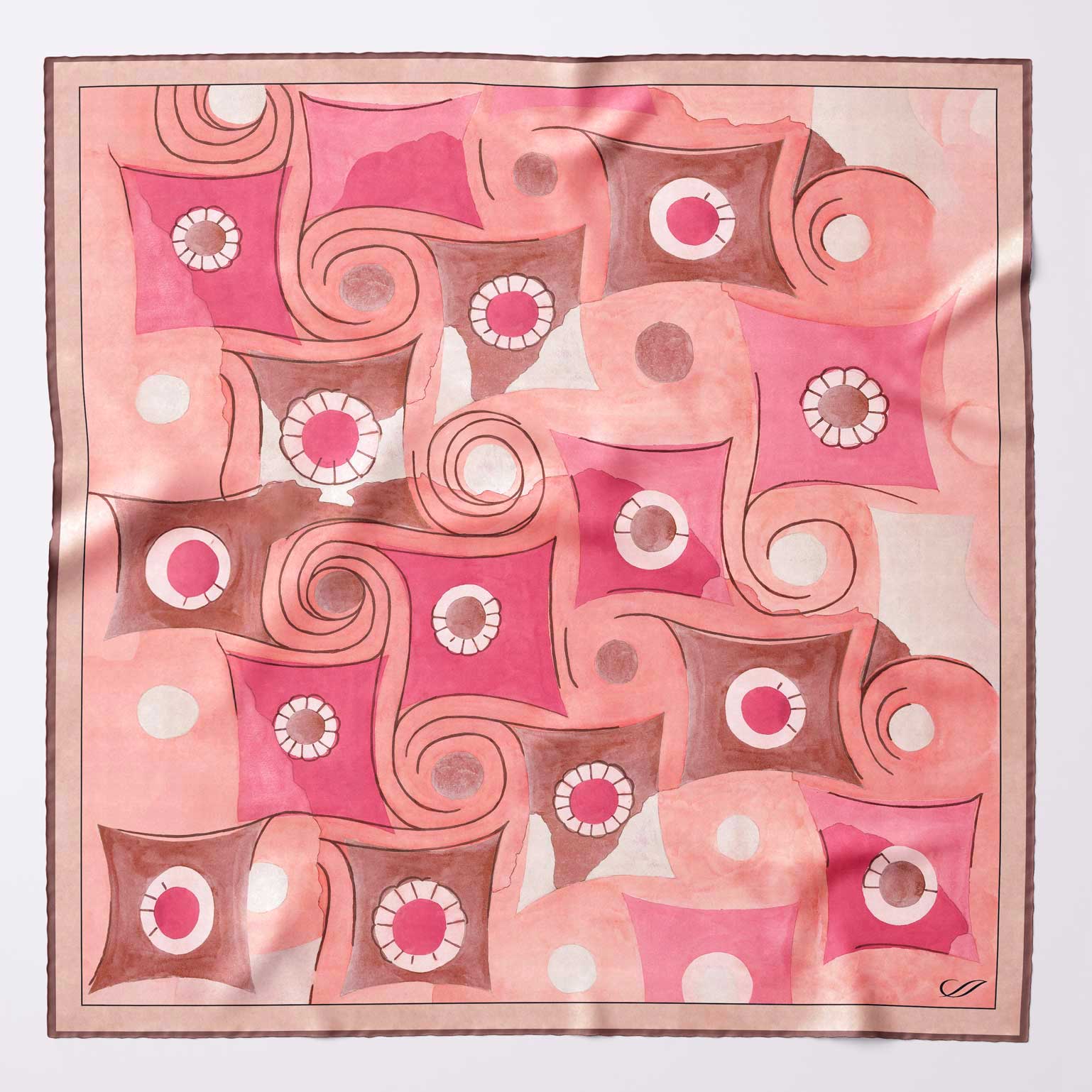 Elizabetta Made in Italy USA - Wholesale Pocket Square - Men's - Prato - Silk Pocket Square - Spanish Pink0