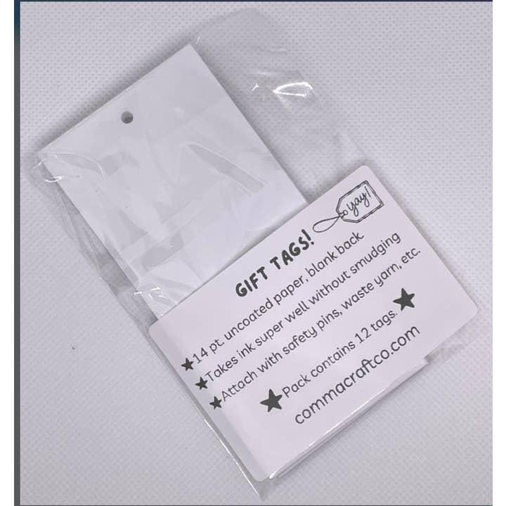 Comma Craft Co - Wholesale Gift Tag Label - Gift Tag Labels for Handmade Knitting Sewing Crochet Quilt1