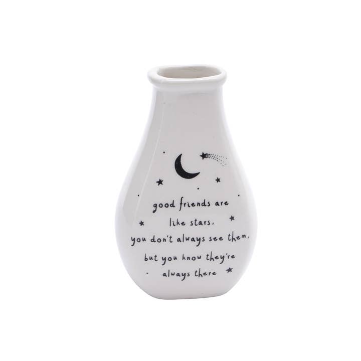 CGB Giftware - Wholesale Vase - Send With Love 'Good Friends Are...' Bud Vase1